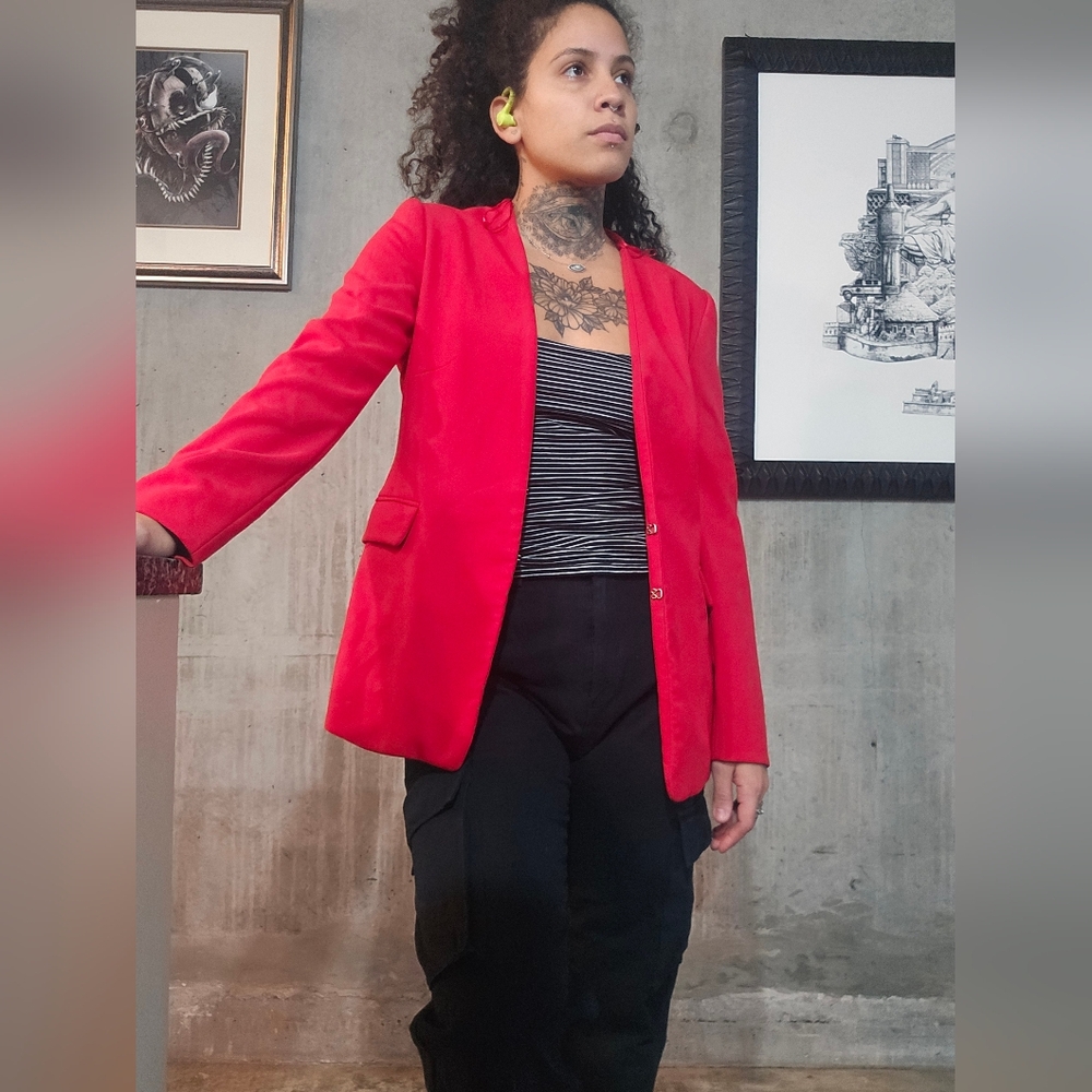 Zara Red Size M suit Jacket
